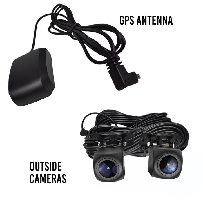 EagleEye 2nd Gen Triple Cam 2K Dashcam, Records 3 Viewpoints Now With Wifi