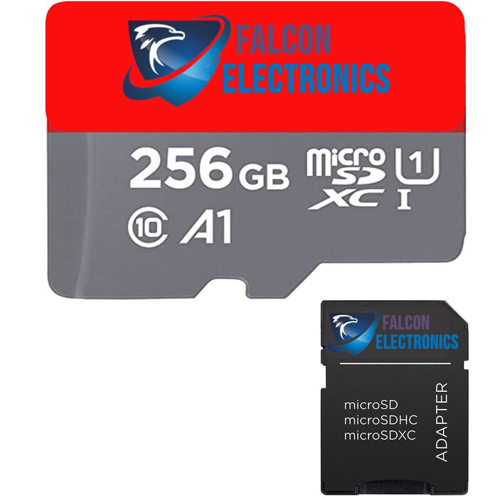 256GB MicroSD Card with Adapter - Class 10