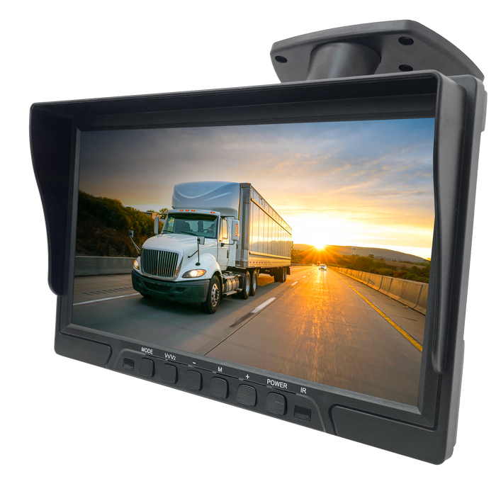 3RD GEN Multi-Camera DVR System, 2 to 4 1080P CAMS w/ GPS, 10" LCD, HEAVY DUTY for TRUCKERS
