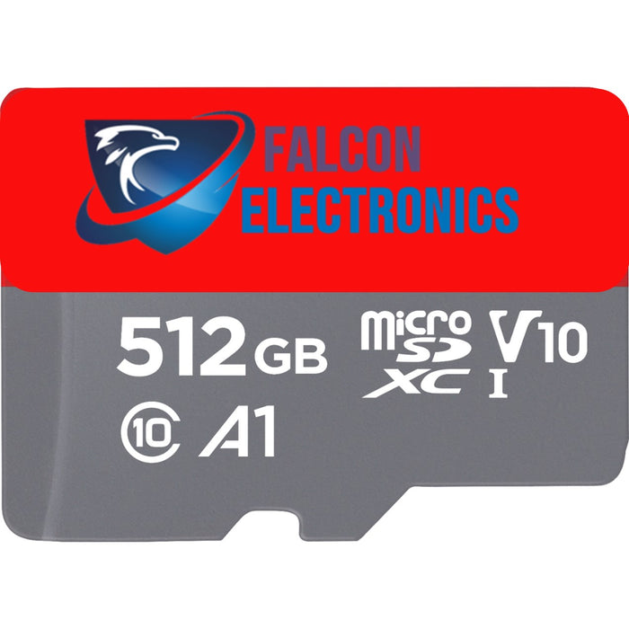 512GB MicroSD with Adapter -Class 10 Card