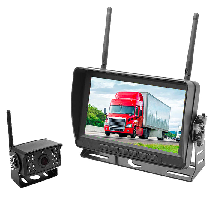 2nd Generation 200-300Ft Wireless Range Backup Camera for Trucks, Fleets. HD, 7inch LCD