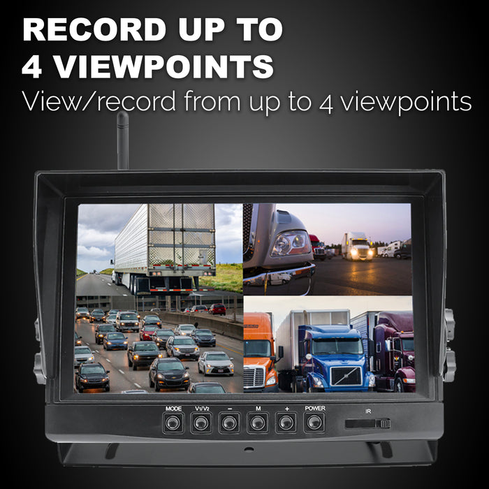 2nd Gen Digital Wireless 4 Channel DVR Multi-Cam System, 2-4 Wireless Cams, Heavy Duty, 200 Feet Wireless Range