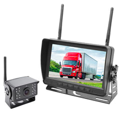 2nd Generation 200-300Ft Wireless Range Backup Camera for Trucks, Fleets. HD, 7inch LCD