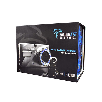 Prime Gold Dual DVR Dash Cam with Touch Screen - 4th Gen 2 Cam System