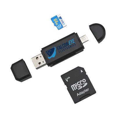 Universal SD/MicroSD Card Reader for iPhone, Android, and PC - Quick Video Transfer to Phones and Tablets