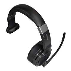 PATRIOTX Convertible Bluetooth Over the Head Headset! Single or Dual Ear Stereo Noise Canceling Headset 200ft+ Range