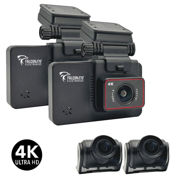 Quad Pinnacle Pro 4K Dash Cam with GPS