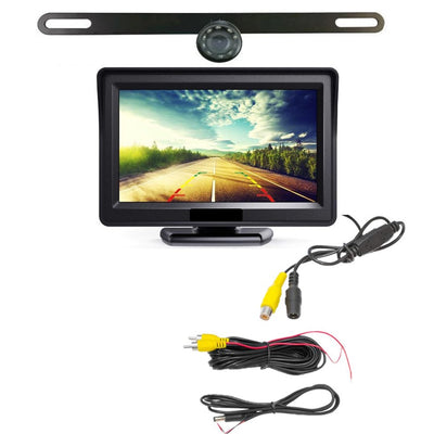 WIRELESS License Plate Backup Camera. 40Ft Range and 4.3inch LCD