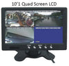 10"Quad Screen LCD for MDVR System - FalconEye Trucker Dash Cams
