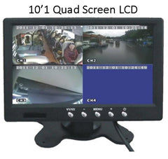 10"Quad Screen LCD for MDVR System - FalconEye Trucker Dash Cams
