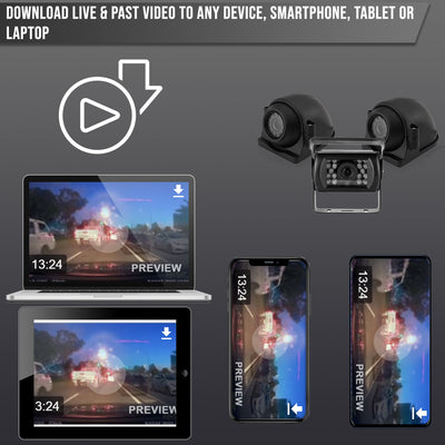 Dash Cam Live Streaming MNVR 3-8 Cam 1080N System with 4G, WIFI, GPS