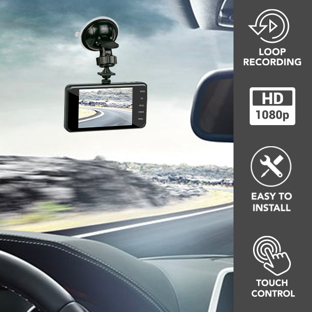 Prime Touch Screen Cam for Rideshare Drivers, Single or Dual Dash Cams