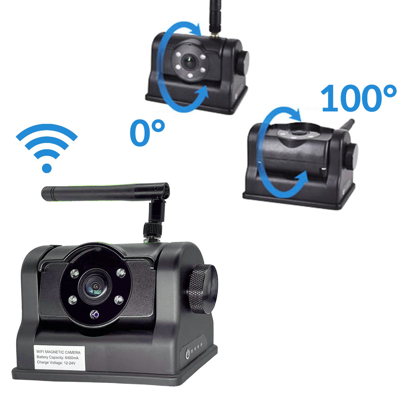 FalconEye Wireless 1 to 4 Camera System with BuiltIn Battery &