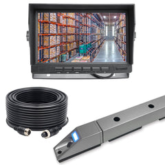 Forklift 1080P Camera System with 9inch LCD! Can use up to 2 Cams, Perfect for Forklifts, Built-in Magnet on Camera!
