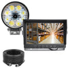 Forklift Flood Work Light 1080P Camera System w/ 7" LCD - Light Up Any Work/Dark AREA with 100+ IR Range