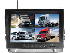 2nd GEN 9" Quad Screen Digital Wireless LCD with DVR (no cameras)