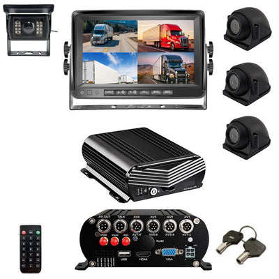 Dash Cam Live Streaming MNVR 3-8 Cam 1080N System with 4G, WIFI, GPS