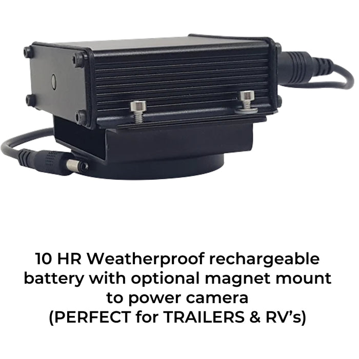 Rechargeable (10hrs) Weatherproof Battery with bracket