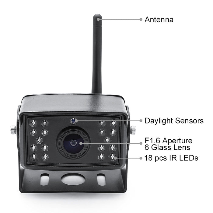 2nd Gen Digital Wireless HD Camera for 2-4 Cam Wireless DVR System (w/18 IR lights)