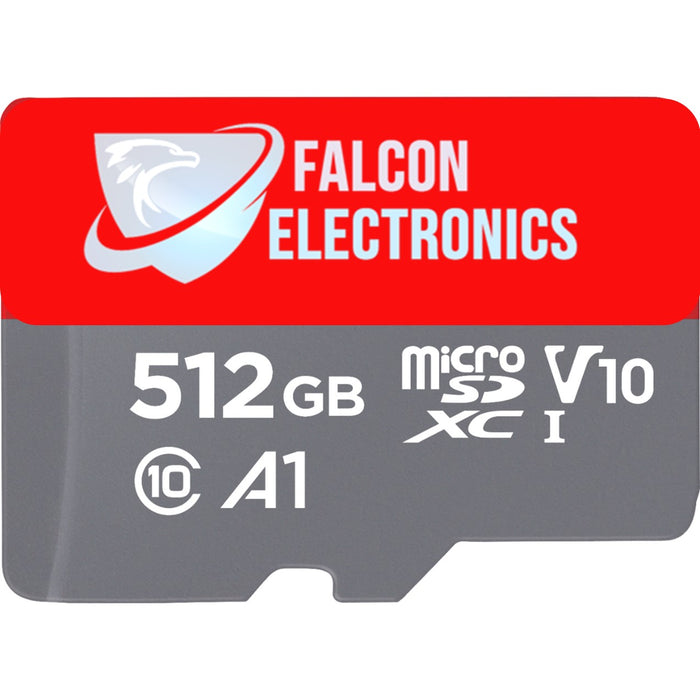 512GB MicroSD with Adapter -Class 10 Card
