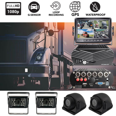 Dash Cam Live Streaming MNVR 3-8 Cam 1080N System with 4G, WIFI, GPS