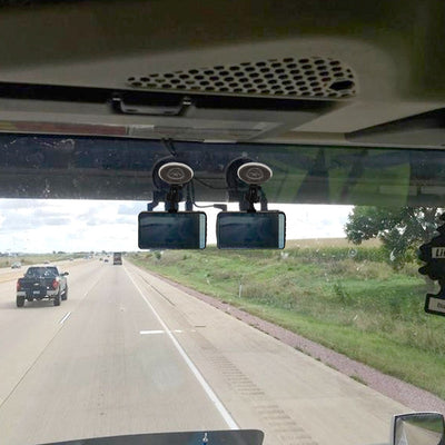 Prime Gold Quad DVR Trucker Dash Cam with Touch Screen - Records 4 Viewpoints