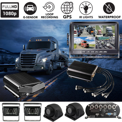 Dash Cam Live Streaming MNVR 3-8 Cam 1080N System with 4G, WIFI, GPS