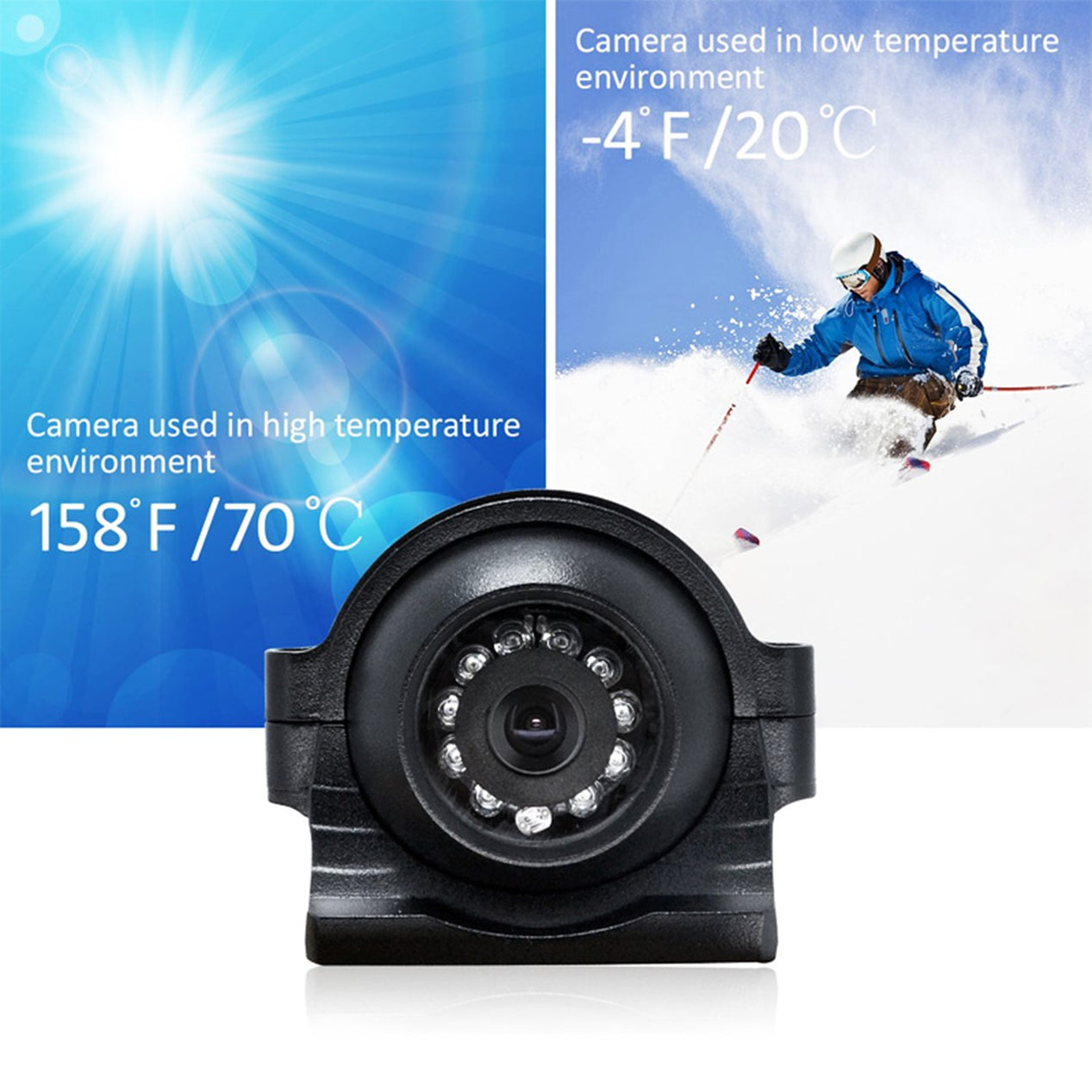 720P Heavy Duty Aerodynamic Side View Camera — Falcon Electronics LLC