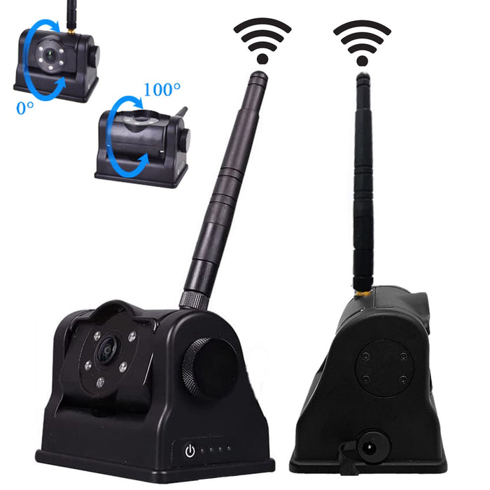 FalconEye Wireless 1 to 4 Camera System with Built-In Battery & Magnet & 7" LCD Monitor!