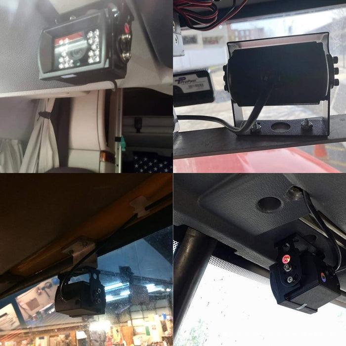 Multi Camera Dash Cam, 2 to 4 Cams and  9" LCD, Heavy Duty for Truckers
