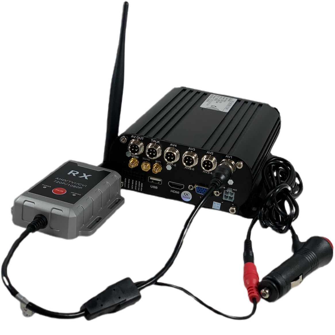 AHD Wireless Transmitter/Receiver for up to 1080P Wired Cameras