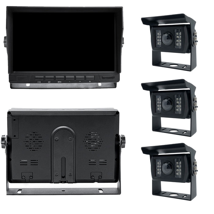 Rogue Multi-cam 1 to 4 1080P Cam DVR System with 7" LCD! Record & View up to 4 Views