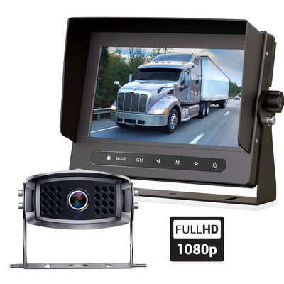 WIRELESS Heavy Duty Backup 1080P Camera with Waterproof IP67 7" LCD! 100% WIRELESS Waterproof Backup Cam System!