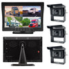 3RD GEN Multi-Camera DVR System, 2 to 4 1080P CAMS w/ GPS, 10" LCD, HEAVY DUTY for TRUCKERS
